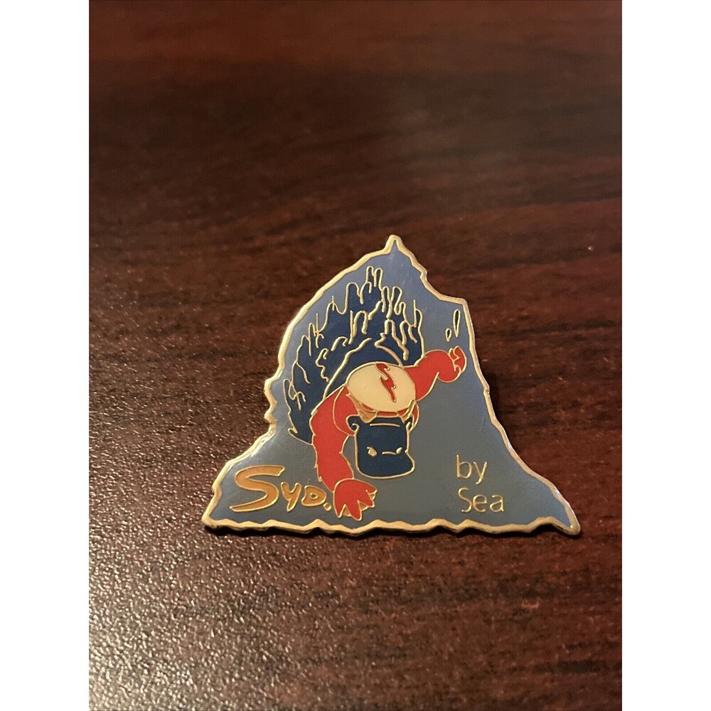 McDonald’s 2000 Sydney Olympics Mascot Pin Syd By Sea Employee Lapel Pin